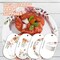 200 Pcs Thanksgiving Pumpkin Paper Plates (10"L x 12"W x 1"Th)
